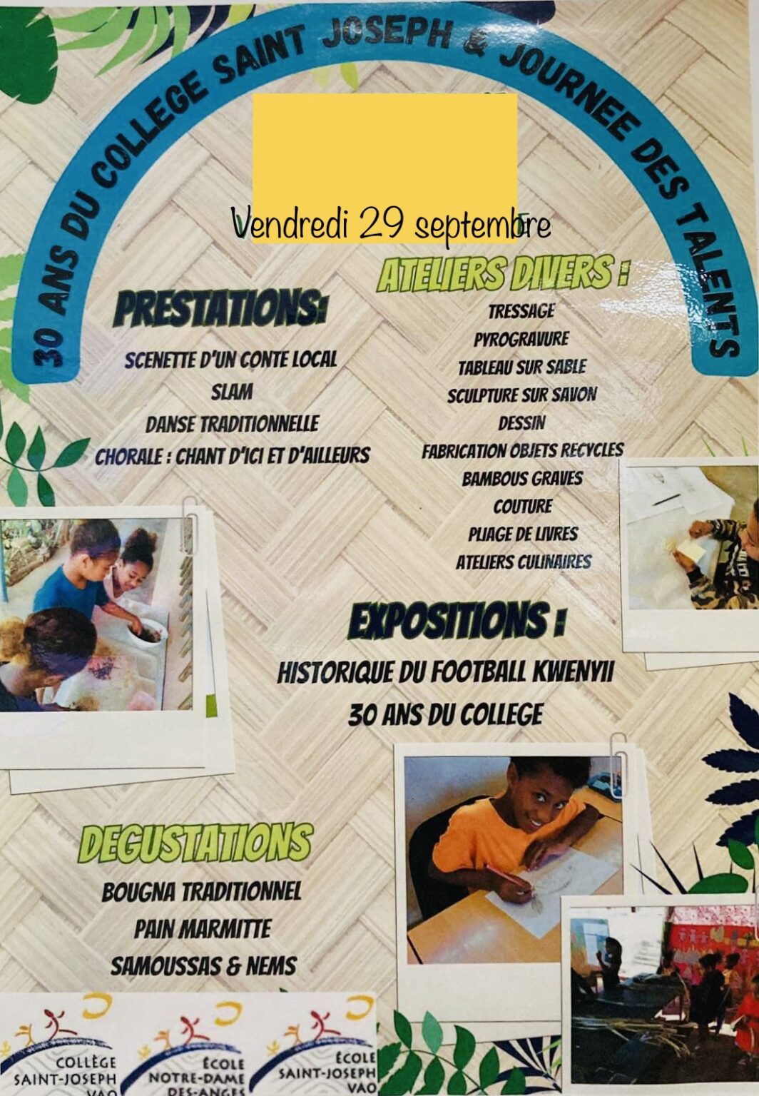 Collège St Joseph Vao Un site utilisant WordPress